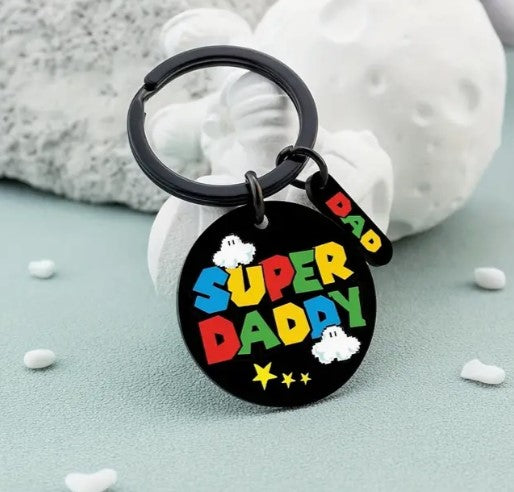 Super Daddy Keychain